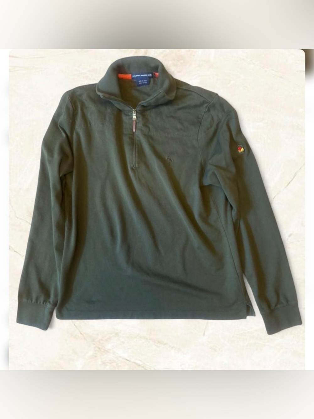 Ralph Lauren RLX Golf Quarter Zip Pullover Green Youth L / Women’s S-M 1/4 Zip